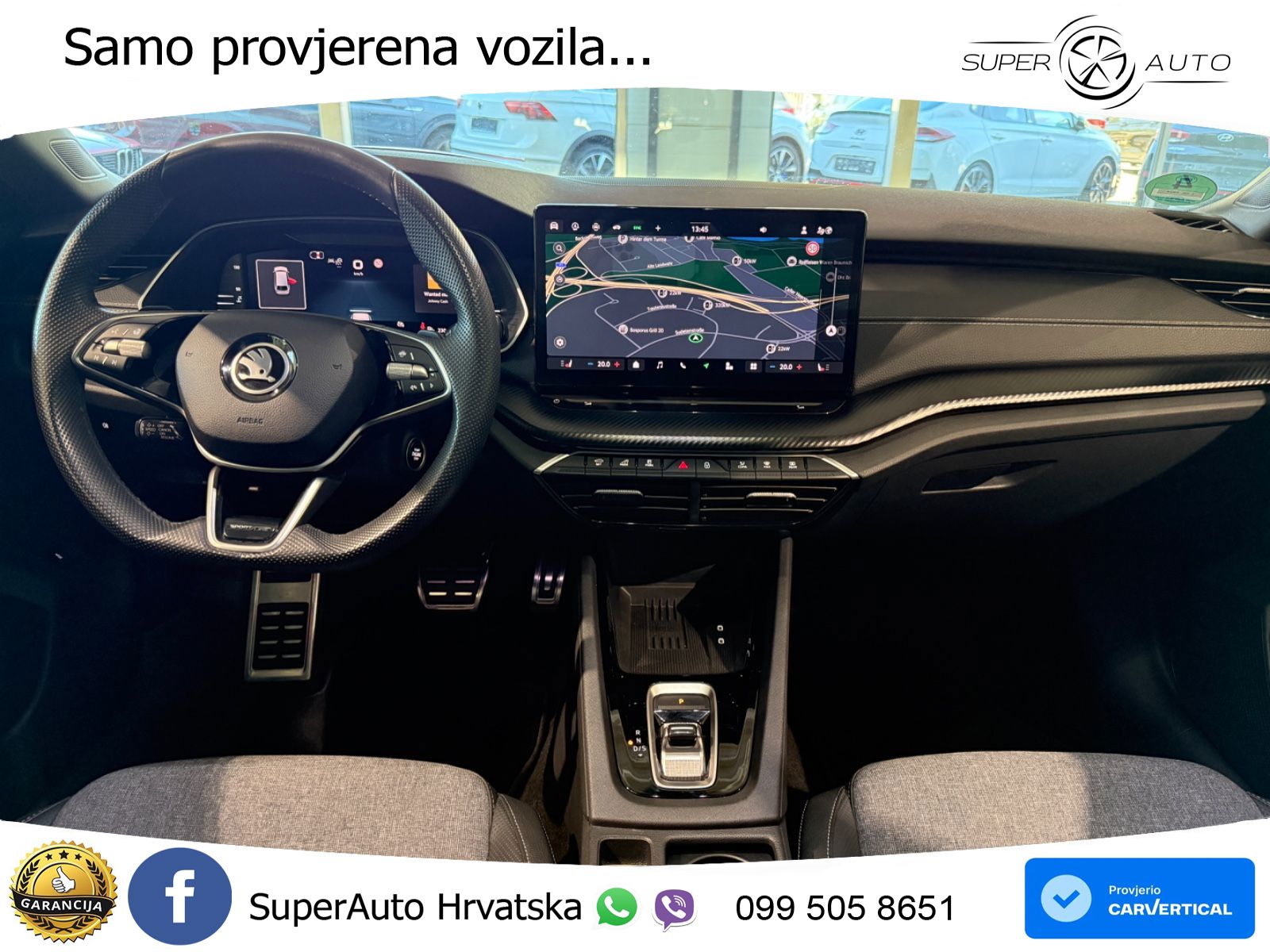 Škoda Octavia Combi 2.0 TDI (150 KS) DSG SportLine LED+GR SJED+ACC