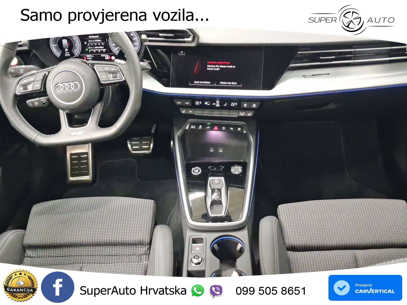 Audi A3 Sportback 40 TFSI e (204 KS) Plug-in Hybrid S tronic S line LED+GR SJED+ACC