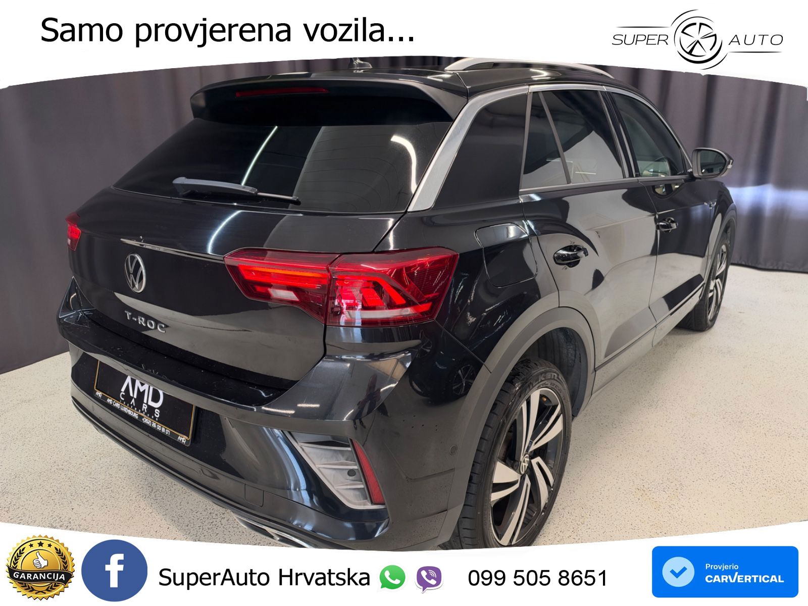 Volkswagen T-Roc 2.0 TDI (150 KS) DSG R-Line LED+GR SJED+ACC
