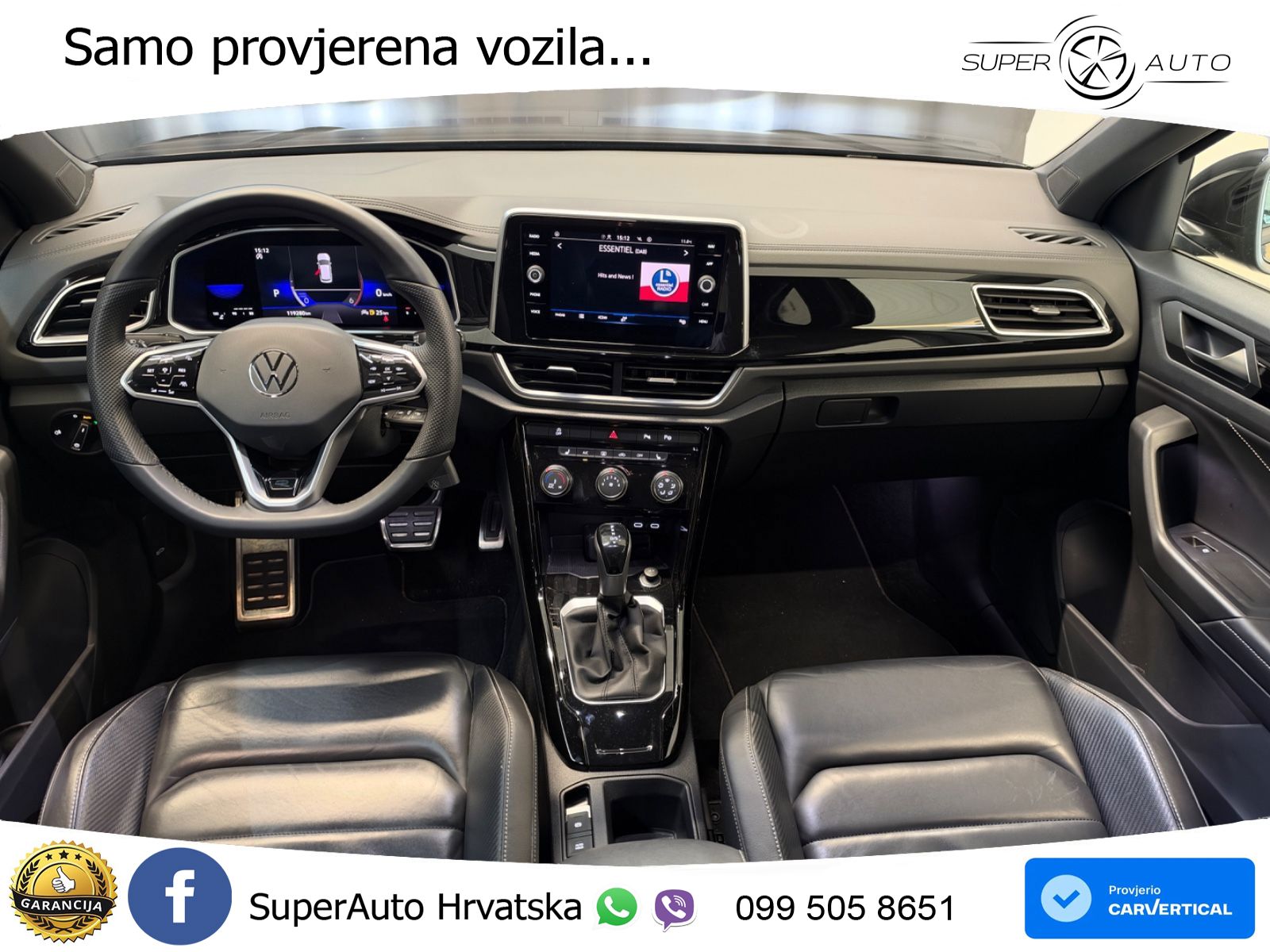 Volkswagen T-Roc 2.0 TDI (150 KS) DSG R-Line LED+GR SJED+ACC