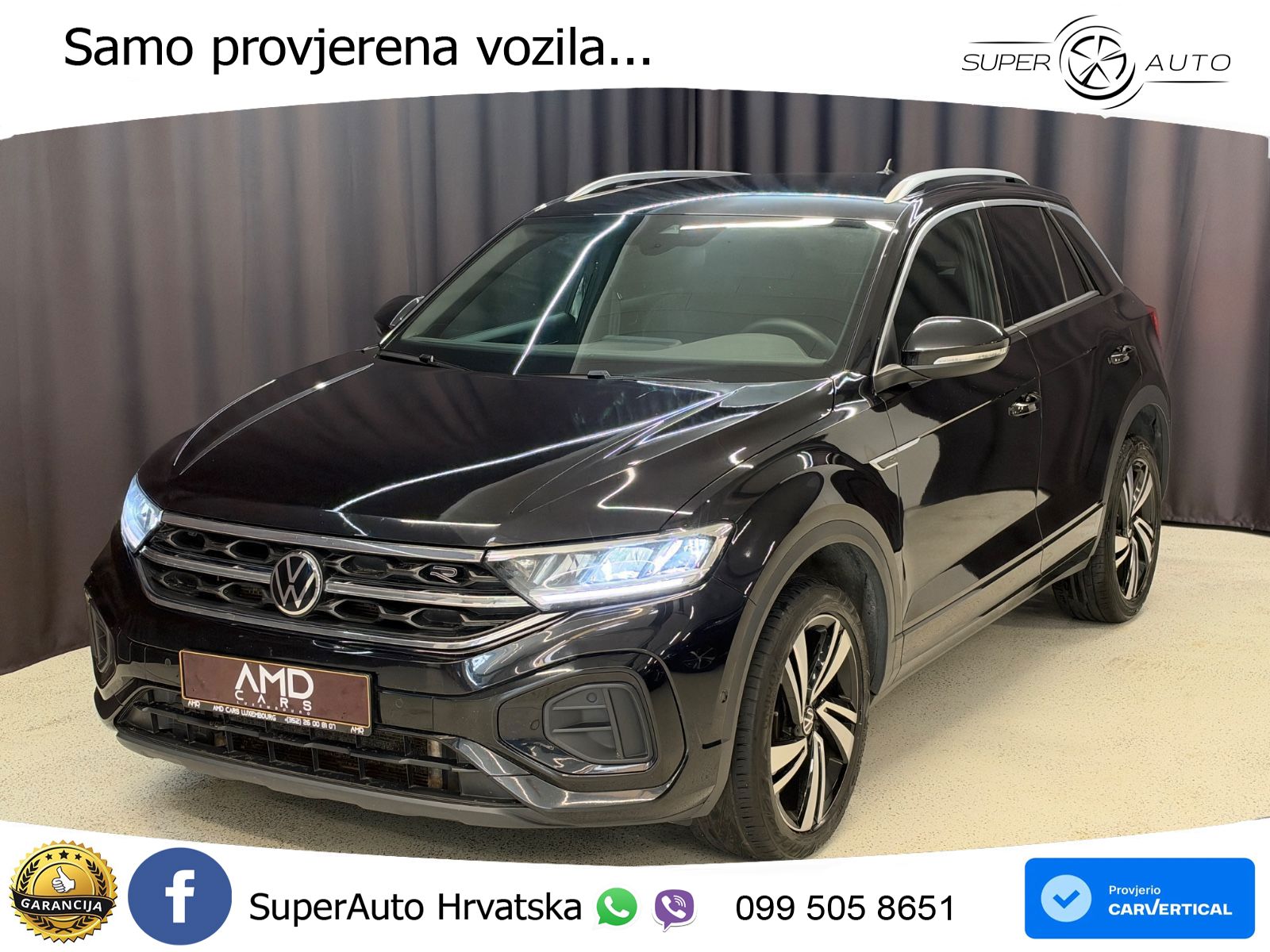 Volkswagen T-Roc 2.0 TDI (150 KS) DSG R-Line LED+GR SJED+ACC