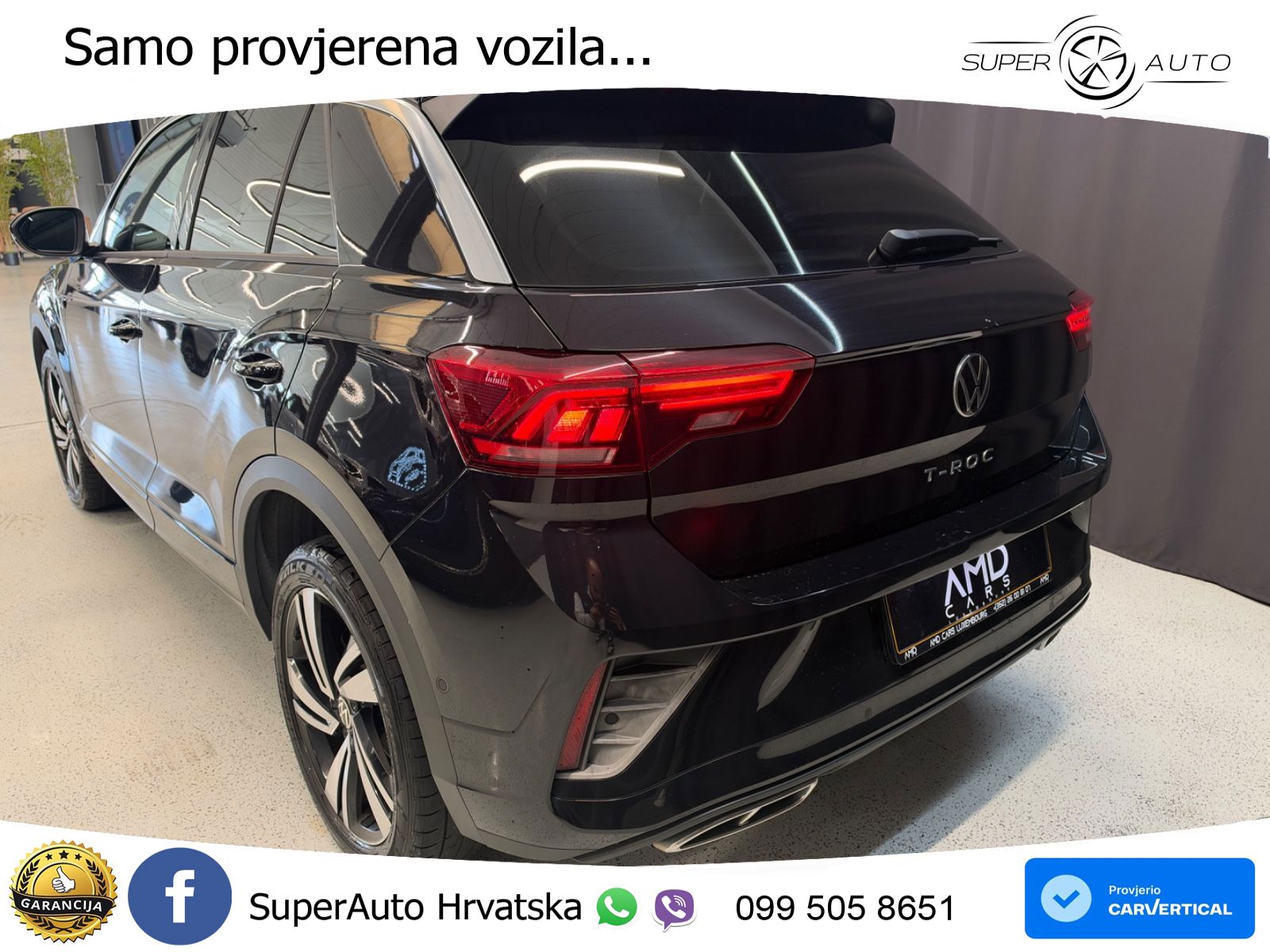 Volkswagen T-Roc 2.0 TDI (150 KS) DSG R-Line LED+GR SJED+ACC