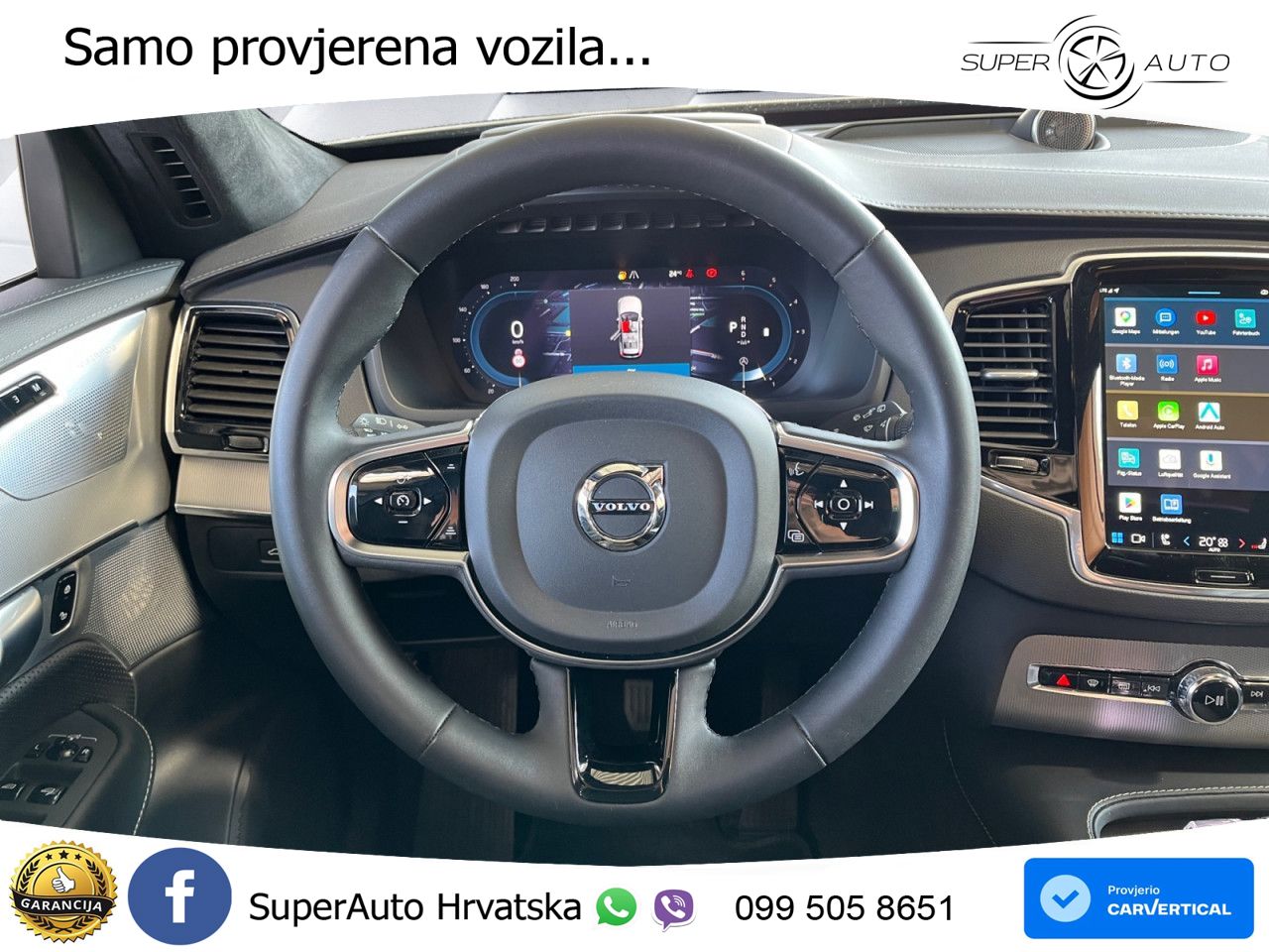 Volvo XC90 2.0 B5 Diesel AWD Automatic ACC+HEAD+4xGR SJED+360+PANO