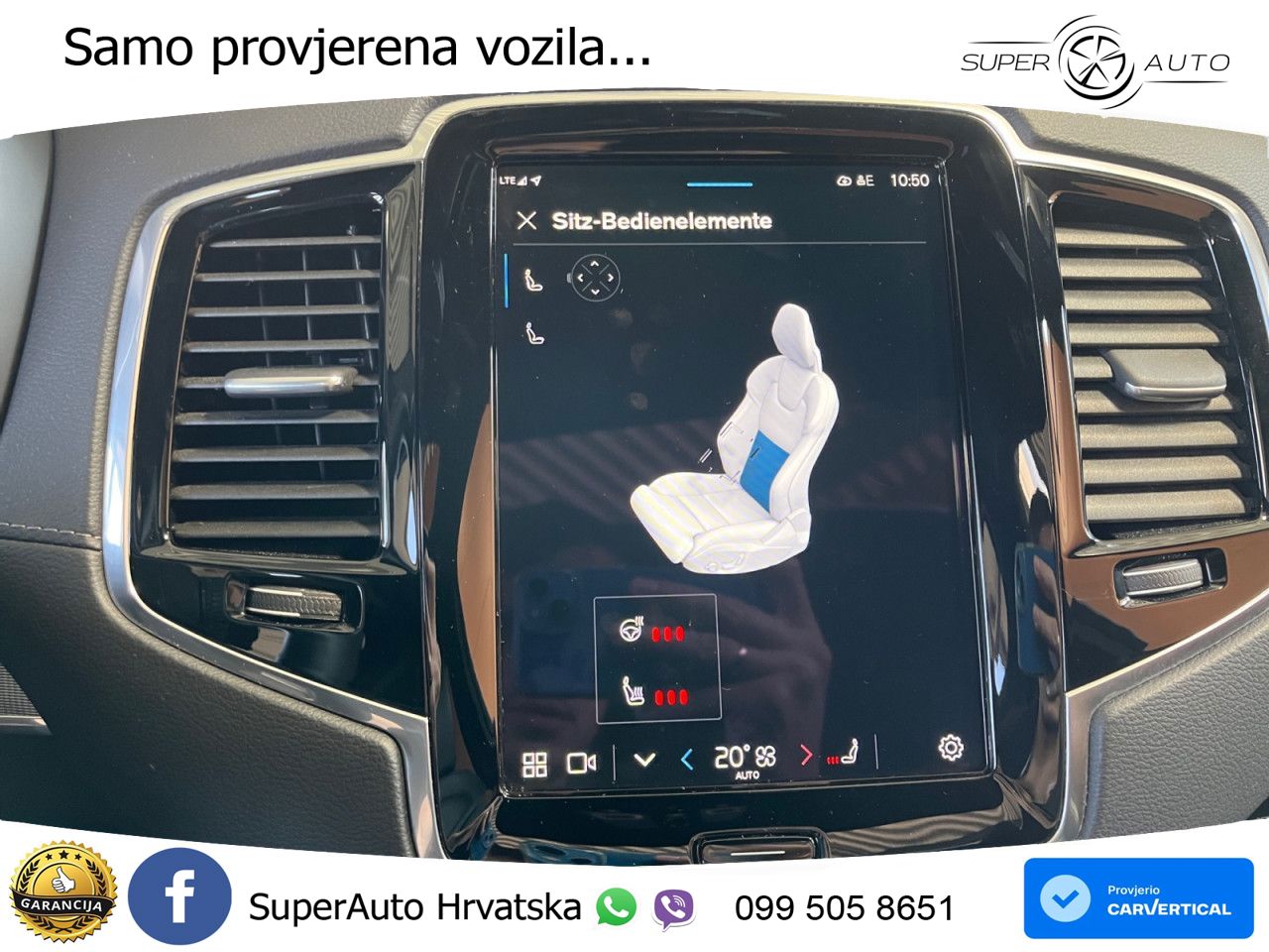 Volvo XC90 2.0 B5 Diesel AWD Automatic ACC+HEAD+4xGR SJED+360+PANO