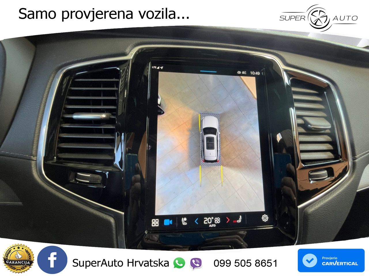 Volvo XC90 2.0 B5 Diesel AWD Automatic ACC+HEAD+4xGR SJED+360+PANO