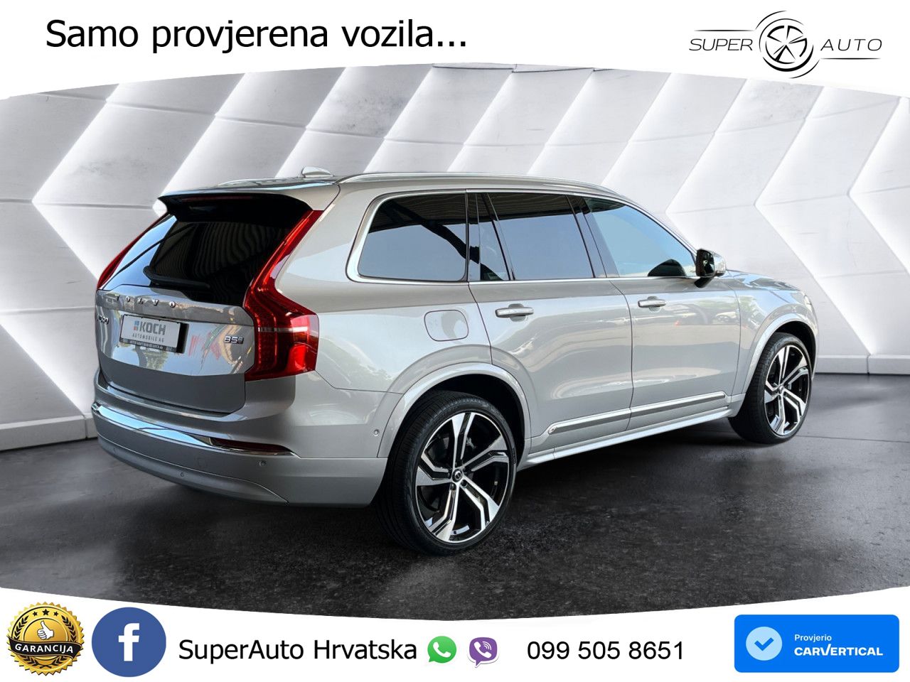 Volvo XC90 2.0 B5 Diesel AWD Automatic ACC+HEAD+4xGR SJED+360+PANO