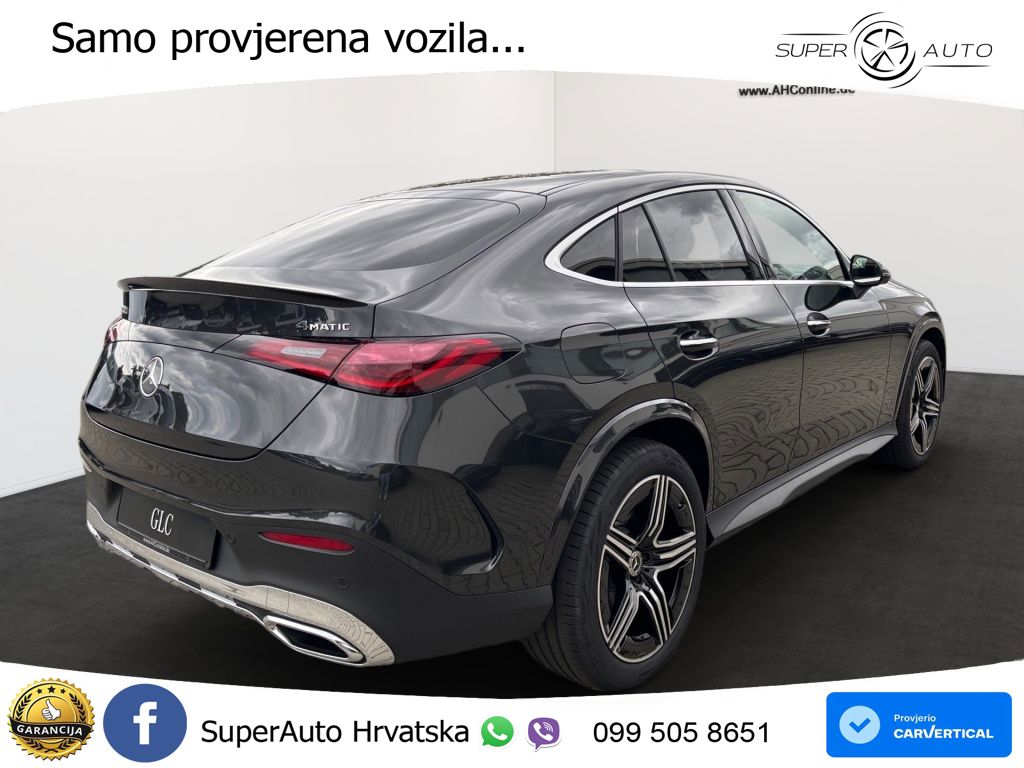 Mercedes GLC Coupe 220d (197 KS) 4MATIC 9G-TRONIC AMG ACC+GR SJED+360+PANO