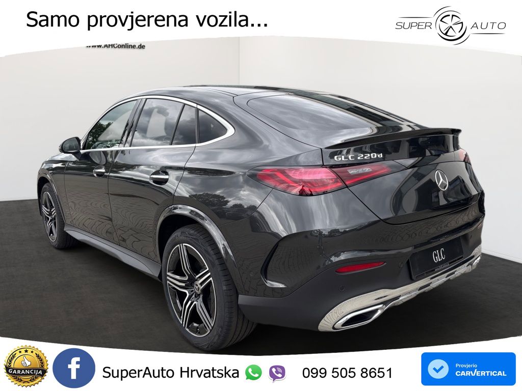 Mercedes GLC Coupe 220d (197 KS) 4MATIC 9G-TRONIC AMG ACC+GR SJED+360+PANO