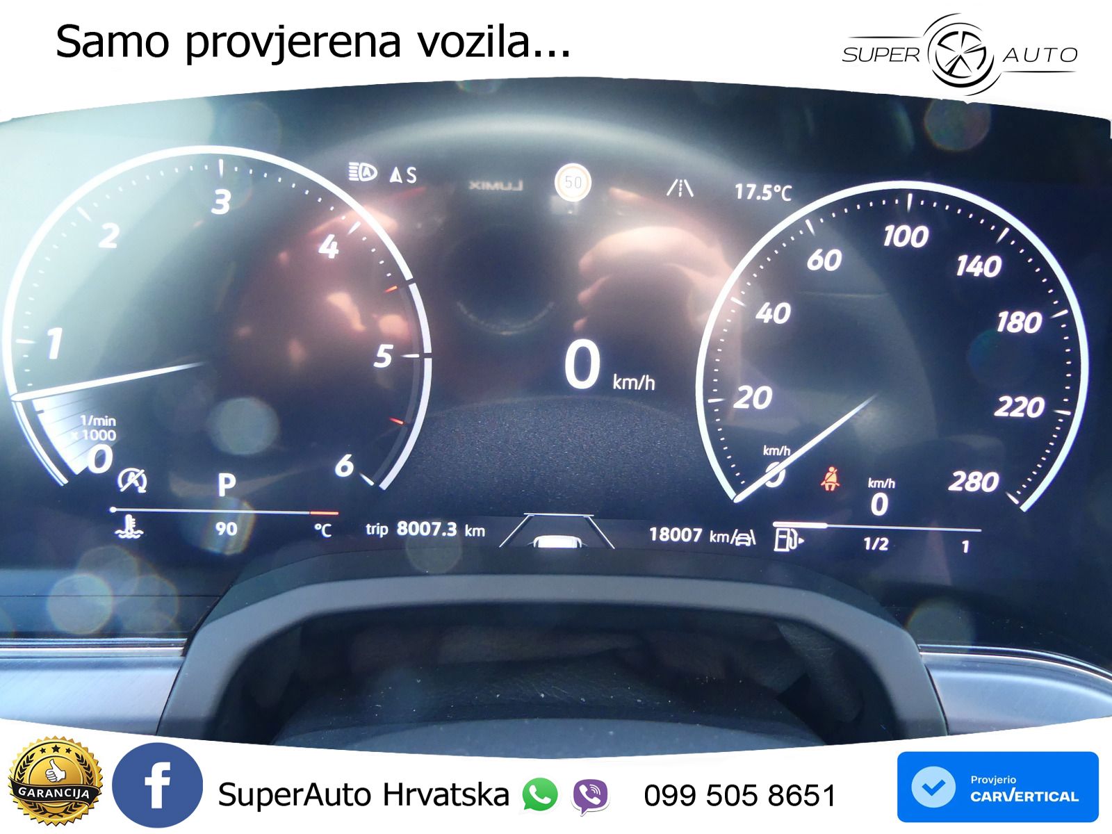 Volkswagen Touareg 3.0 V6 TDI (286 KS) 4MOTION Tiptronic ZRAČNI+ACC+GR SJED+KAM+PANO