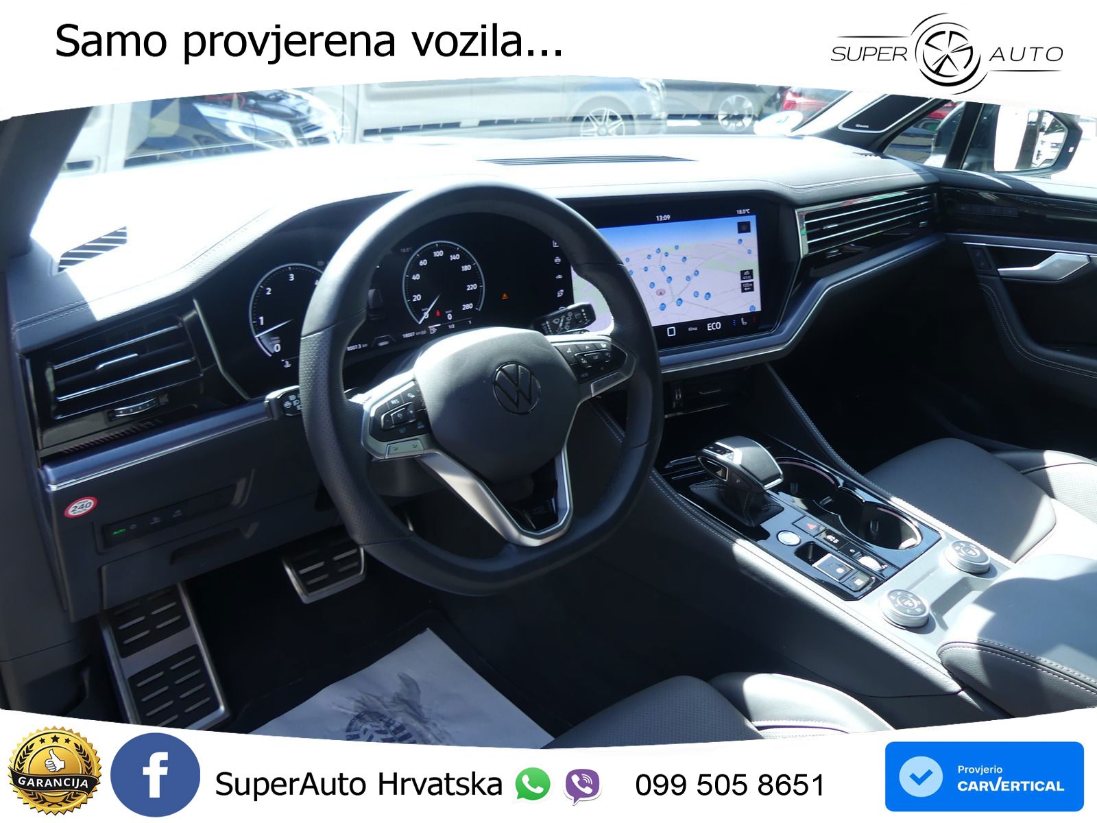 Volkswagen Touareg 3.0 V6 TDI (286 KS) 4MOTION Tiptronic ZRAČNI+ACC+GR SJED+KAM+PANO