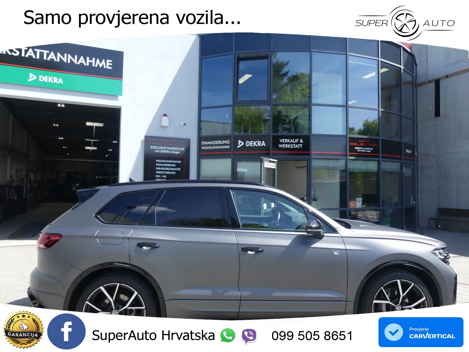Volkswagen Touareg 3.0 V6 TDI (286 KS) 4MOTION Tiptronic ZRAČNI+ACC+GR SJED+KAM+PANO