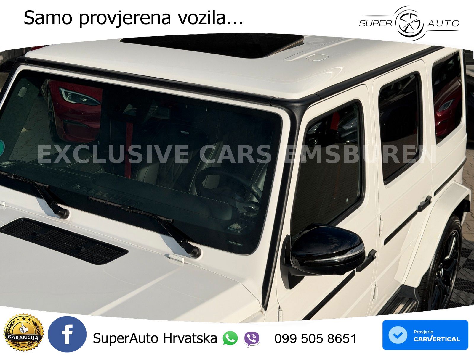 Mercedes AMG G 63 Long V8 (585 KS) 4MATIC 9G-TRONIC AMG SPEEDSHIFT TCT Manufaktur ZRAČNI+ACC+4xGR SJED+360