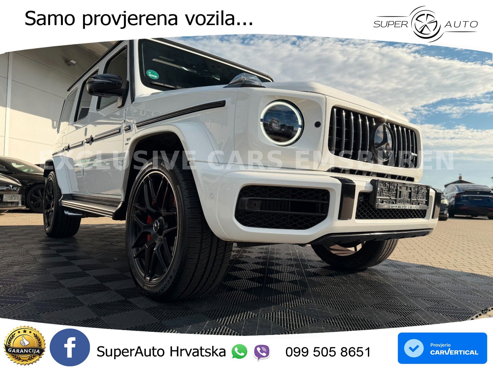 Mercedes AMG G 63 Long V8 (585 KS) 4MATIC 9G-TRONIC AMG SPEEDSHIFT TCT Manufaktur ZRAČNI+ACC+4xGR SJED+360