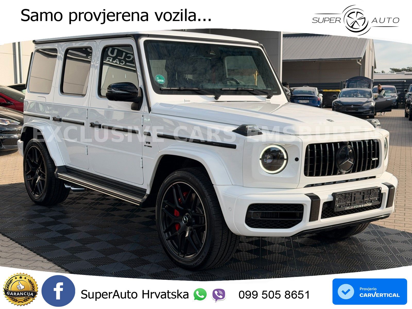 Mercedes AMG G 63 Long V8 (585 KS) 4MATIC 9G-TRONIC AMG SPEEDSHIFT TCT Manufaktur ZRAČNI+ACC+4xGR SJED+360