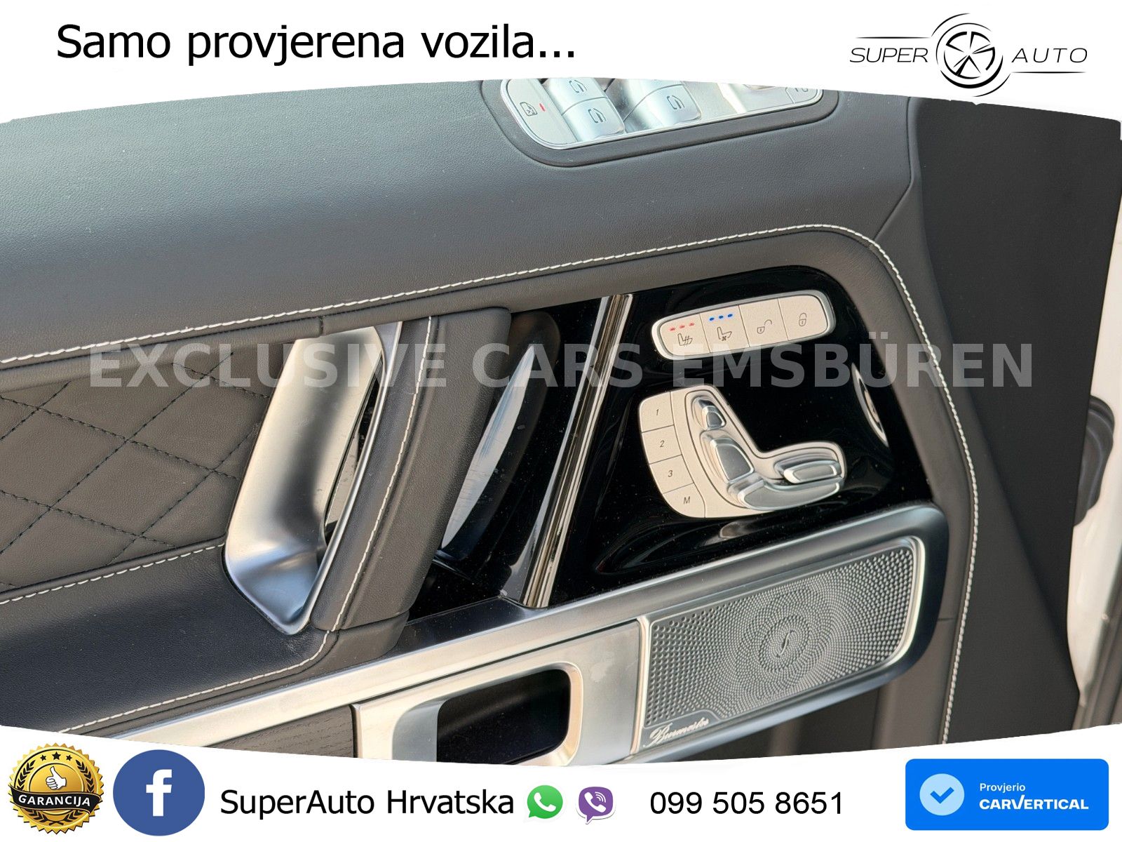 Mercedes AMG G 63 Long V8 (585 KS) 4MATIC 9G-TRONIC AMG SPEEDSHIFT TCT Manufaktur ZRAČNI+ACC+4xGR SJED+360