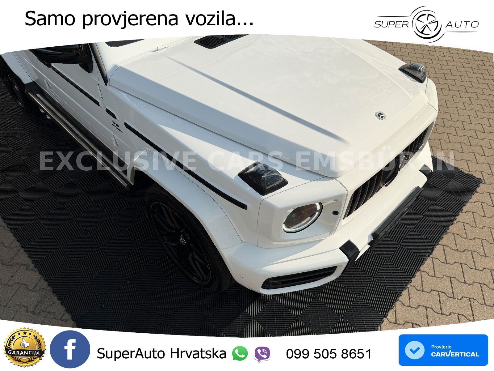 Mercedes AMG G 63 Long V8 (585 KS) 4MATIC 9G-TRONIC AMG SPEEDSHIFT TCT Manufaktur ZRAČNI+ACC+4xGR SJED+360