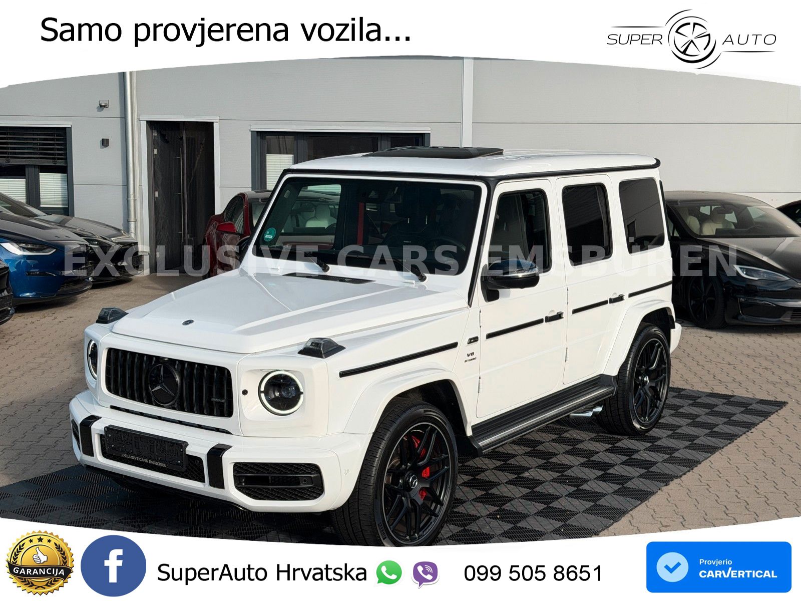Mercedes AMG G 63 Long V8 (585 KS) 4MATIC 9G-TRONIC AMG SPEEDSHIFT TCT Manufaktur ZRAČNI+ACC+4xGR SJED+360