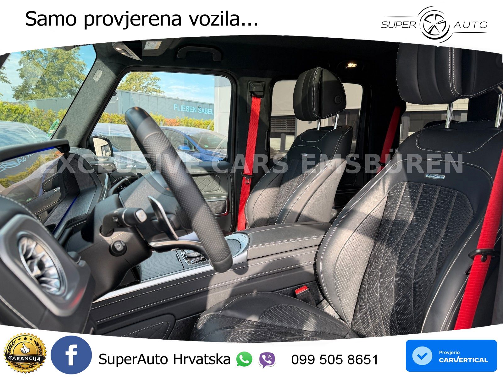 Mercedes AMG G 63 Long V8 (585 KS) 4MATIC 9G-TRONIC AMG SPEEDSHIFT TCT Manufaktur ZRAČNI+ACC+4xGR SJED+360