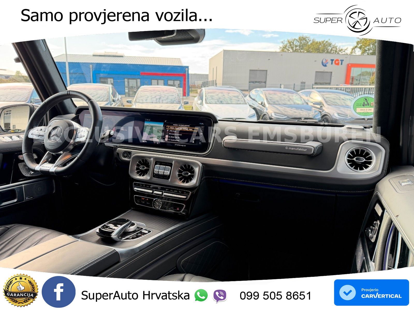 Mercedes AMG G 63 Long V8 (585 KS) 4MATIC 9G-TRONIC AMG SPEEDSHIFT TCT Manufaktur ZRAČNI+ACC+4xGR SJED+360