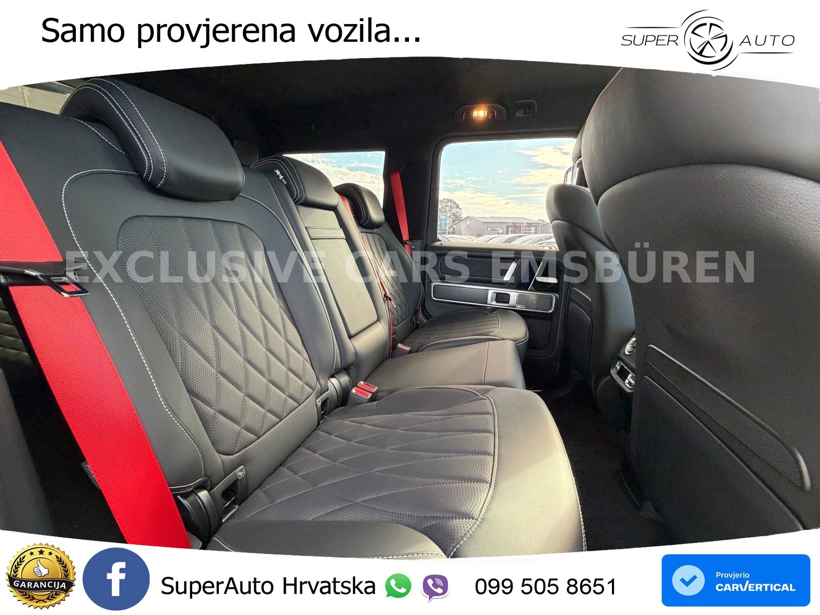 Mercedes AMG G 63 Long V8 (585 KS) 4MATIC 9G-TRONIC AMG SPEEDSHIFT TCT Manufaktur ZRAČNI+ACC+4xGR SJED+360