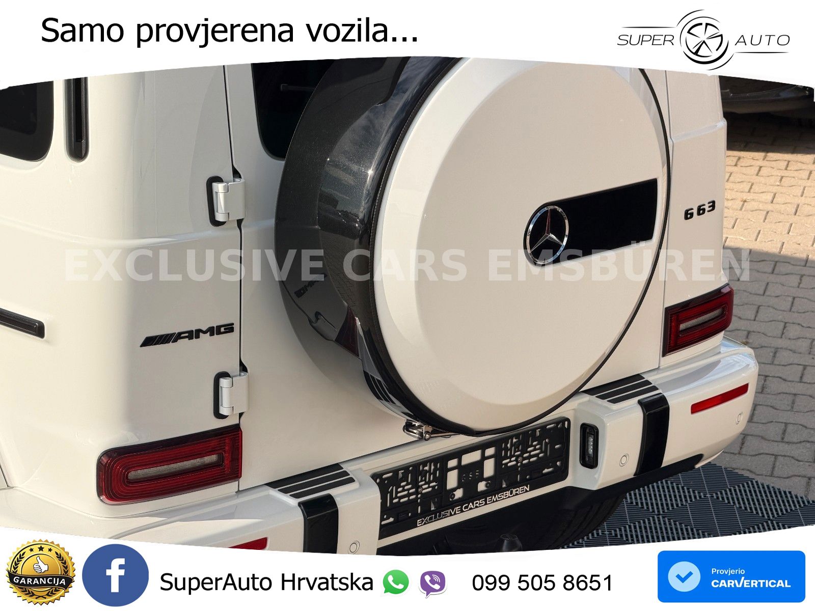 Mercedes AMG G 63 Long V8 (585 KS) 4MATIC 9G-TRONIC AMG SPEEDSHIFT TCT Manufaktur ZRAČNI+ACC+4xGR SJED+360