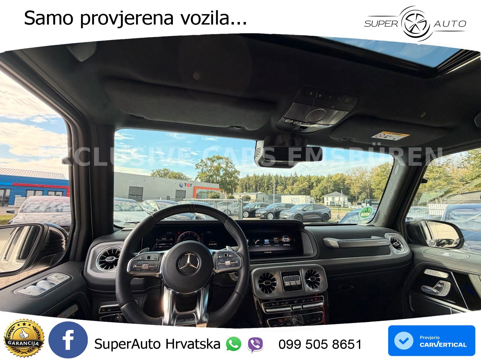 Mercedes AMG G 63 Long V8 (585 KS) 4MATIC 9G-TRONIC AMG SPEEDSHIFT TCT Manufaktur ZRAČNI+ACC+4xGR SJED+360