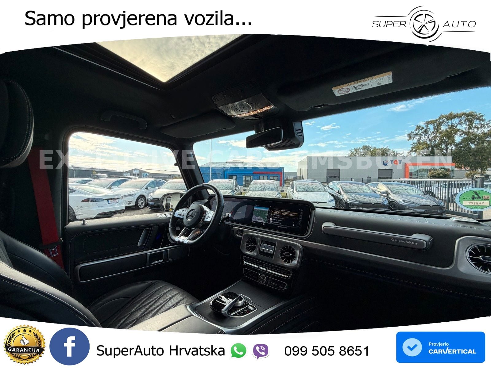 Mercedes AMG G 63 Long V8 (585 KS) 4MATIC 9G-TRONIC AMG SPEEDSHIFT TCT Manufaktur ZRAČNI+ACC+4xGR SJED+360