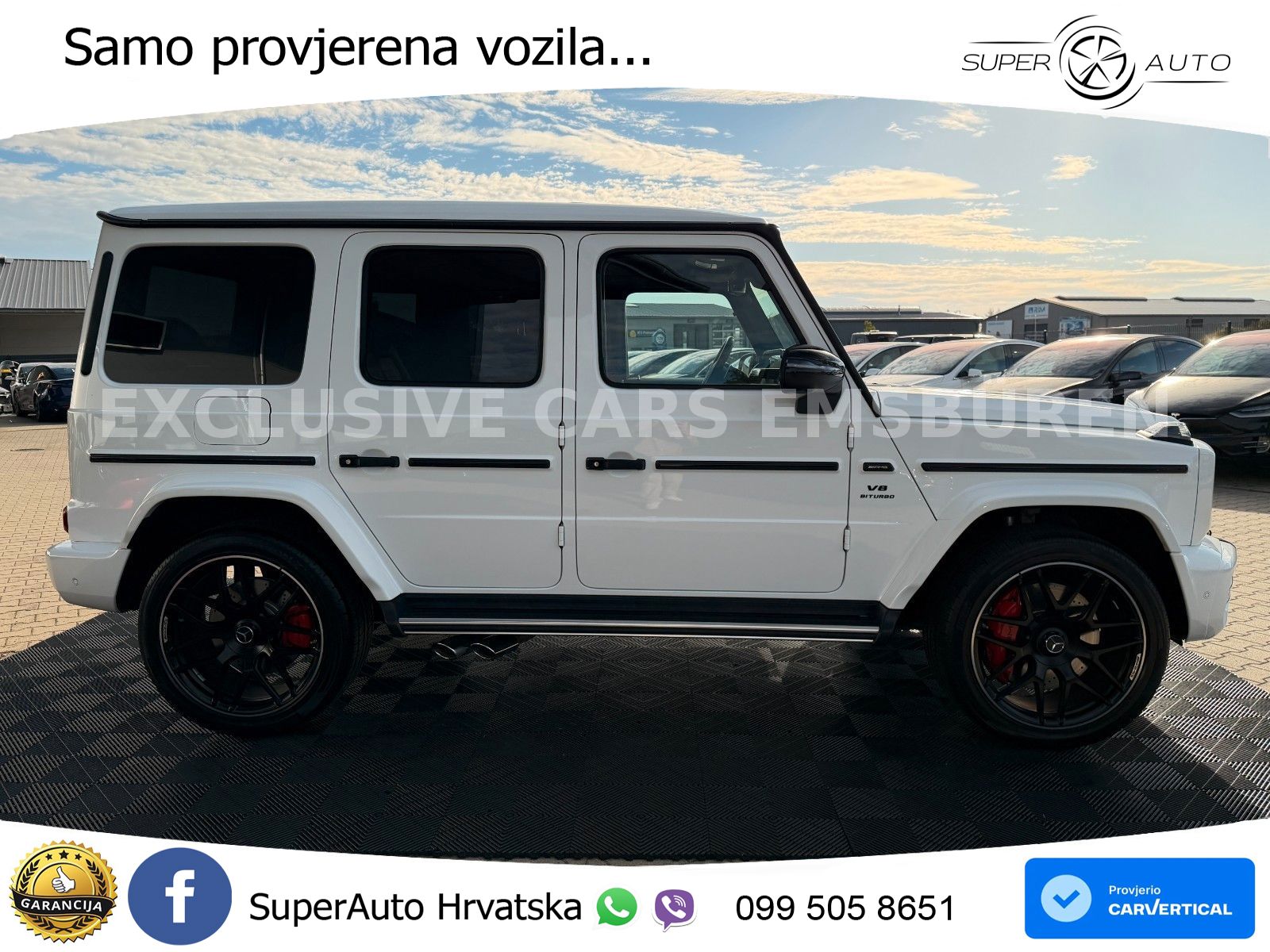 Mercedes AMG G 63 Long V8 (585 KS) 4MATIC 9G-TRONIC AMG SPEEDSHIFT TCT Manufaktur ZRAČNI+ACC+4xGR SJED+360