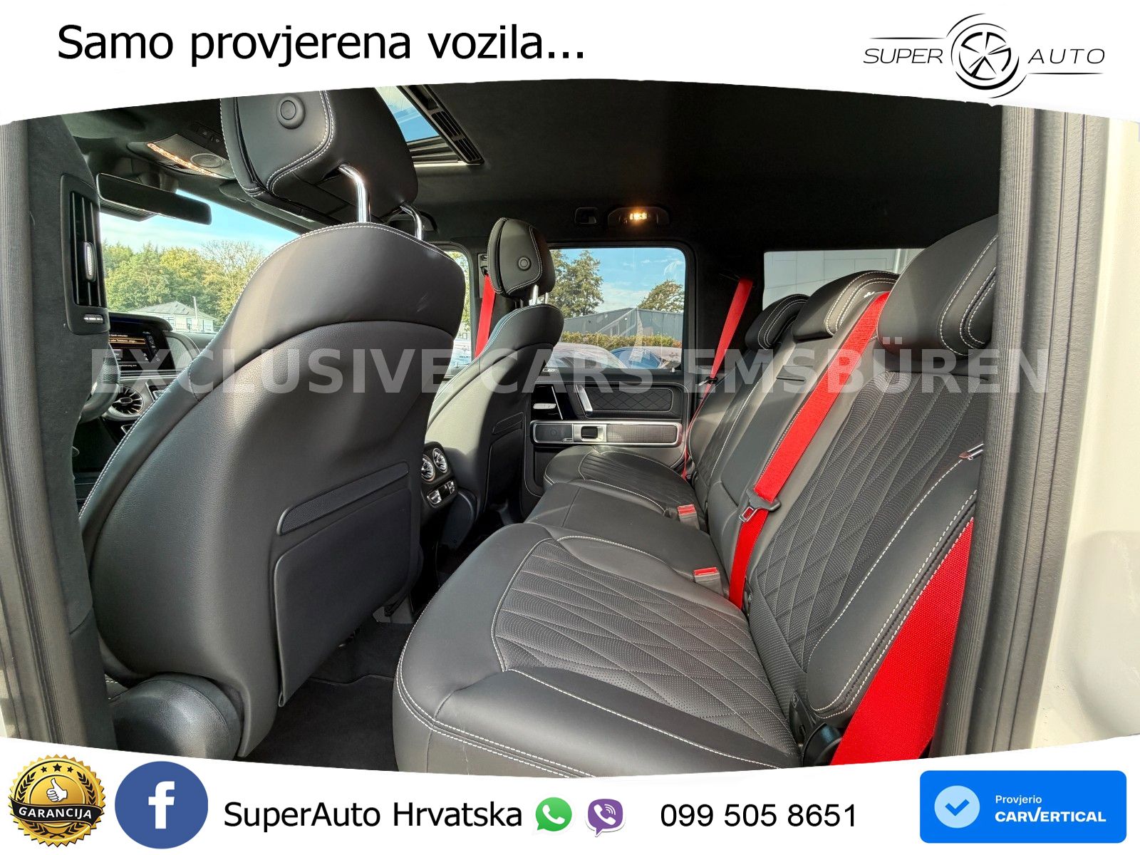 Mercedes AMG G 63 Long V8 (585 KS) 4MATIC 9G-TRONIC AMG SPEEDSHIFT TCT Manufaktur ZRAČNI+ACC+4xGR SJED+360