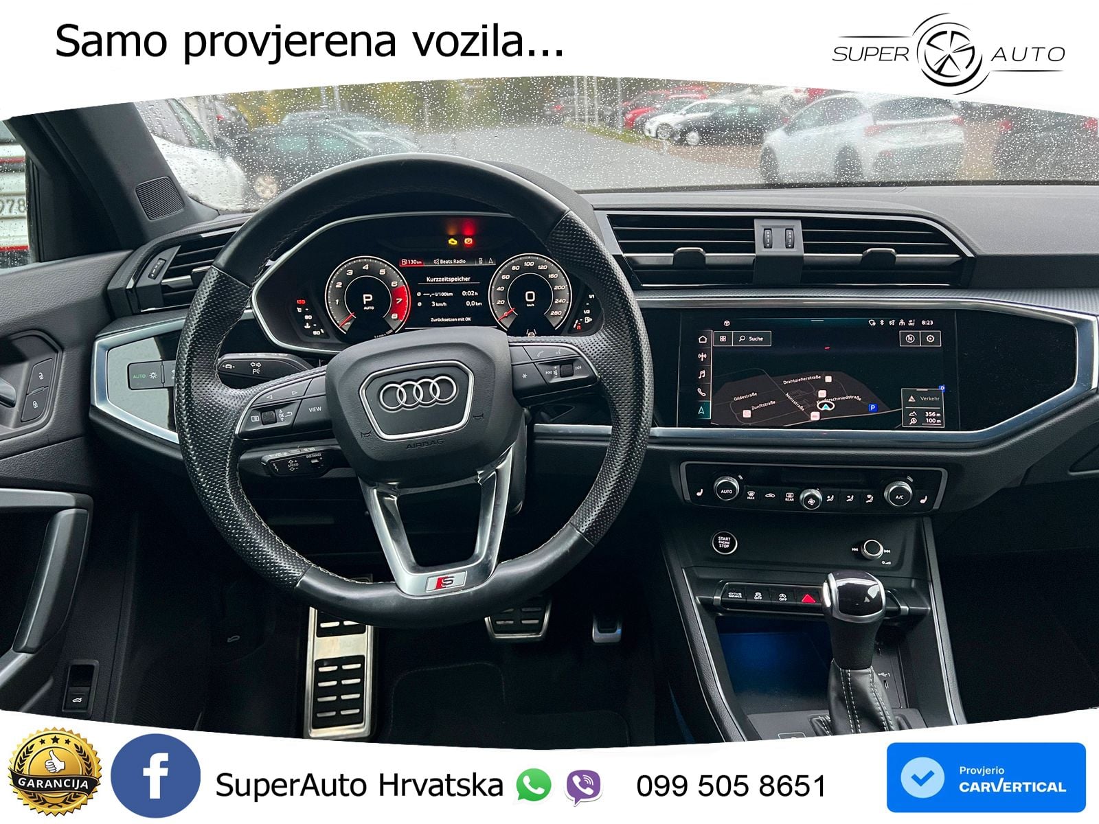 Audi Q3 Sportback 40 TFSI (190 KS) quattro S tronic S line LED+GR SJED+ACC