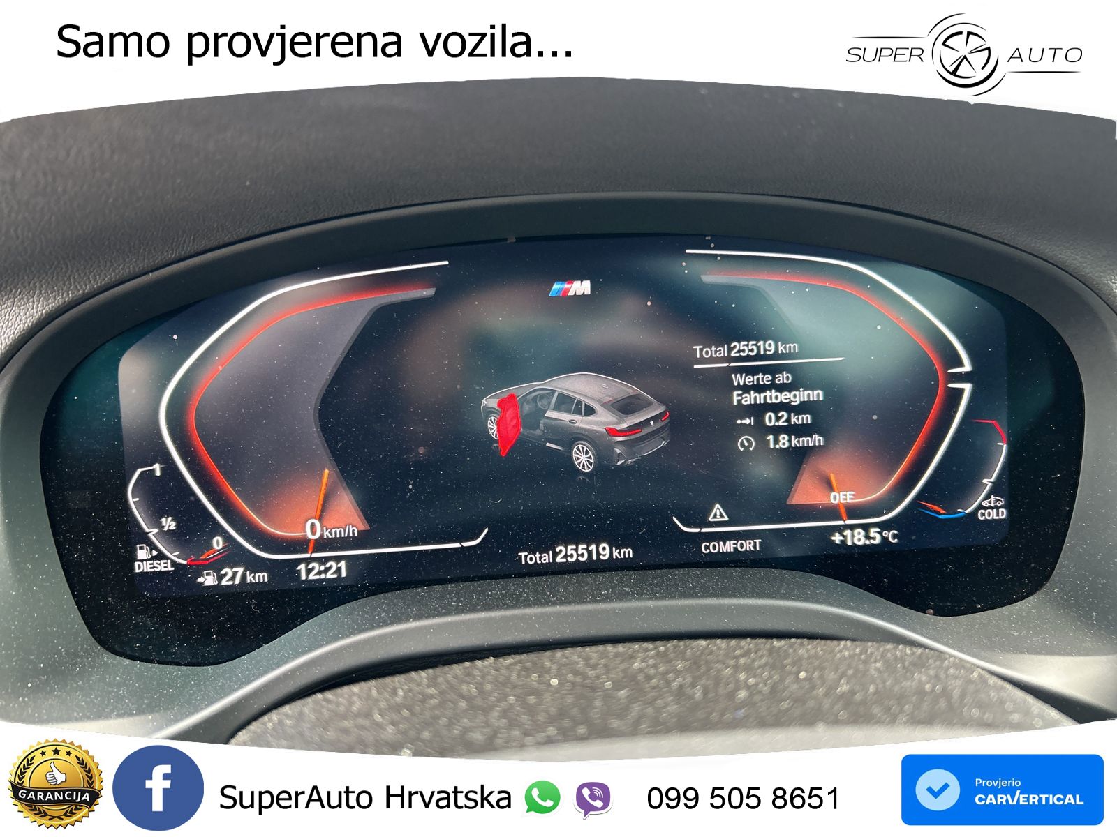 BMW X4 30d (286 KS) xDrive Steptronic M Sport LED+GR SJED+ACC
