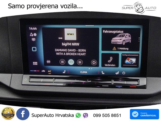 Volkswagen Caddy Cargo Maxi 2.0TDI DSG Klima PDC Heckflügel 122 KS