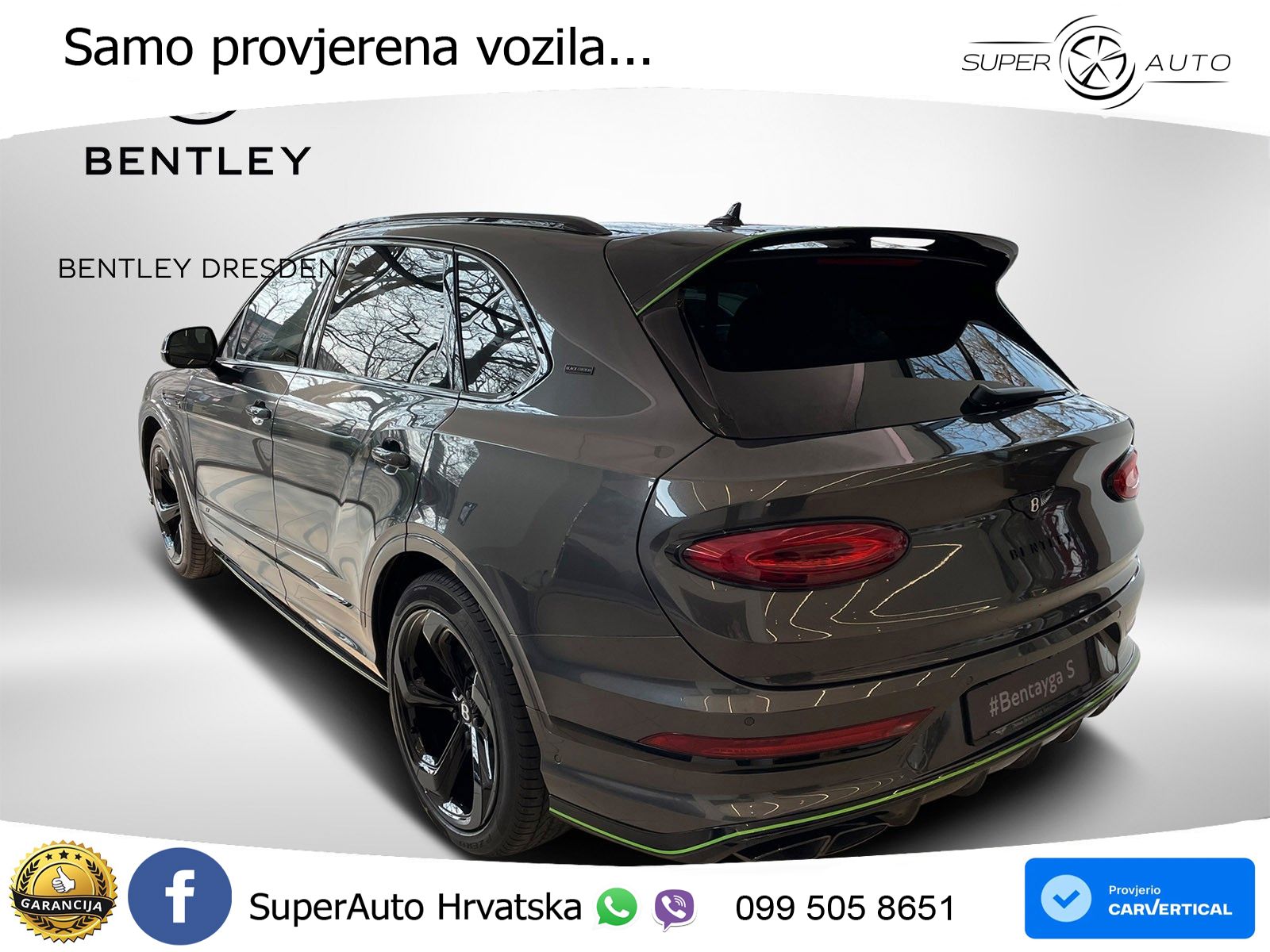 Bentley Bentayga EWB 4.0 V8 (550 KS) 4WD Automatic LED+GR SJED+ACC