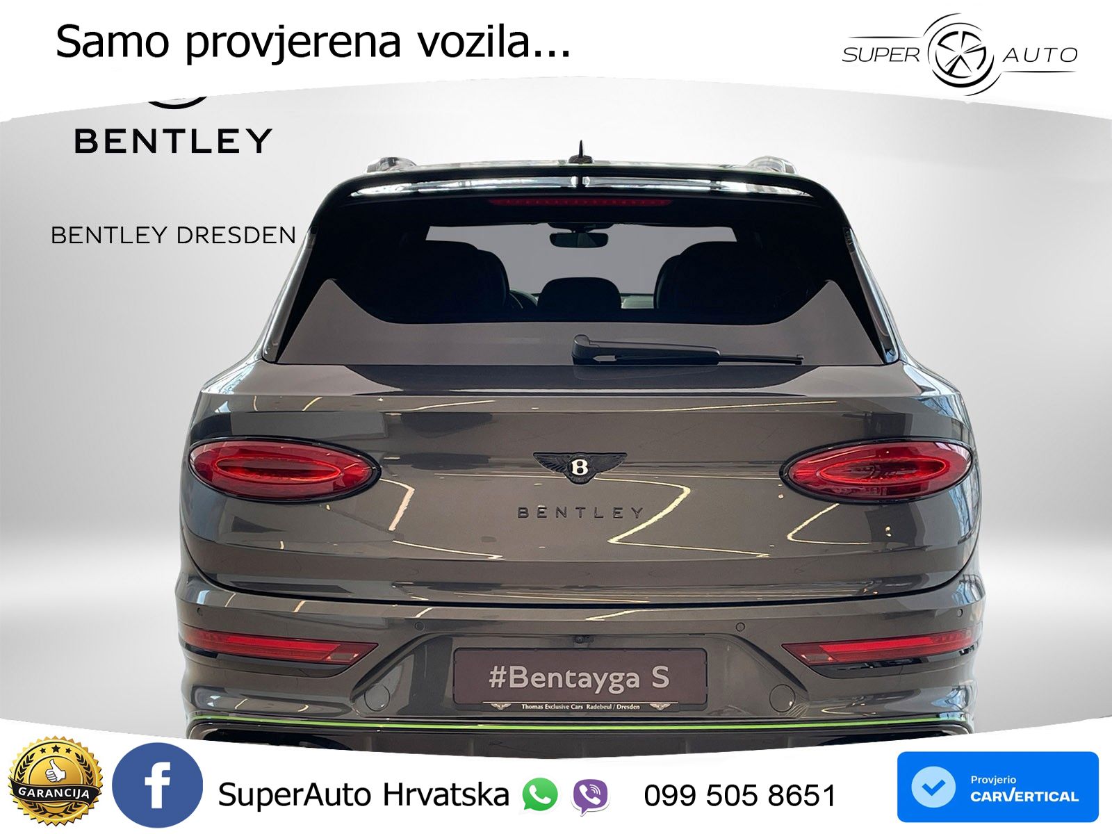 Bentley Bentayga EWB 4.0 V8 (550 KS) 4WD Automatic LED+GR SJED+ACC