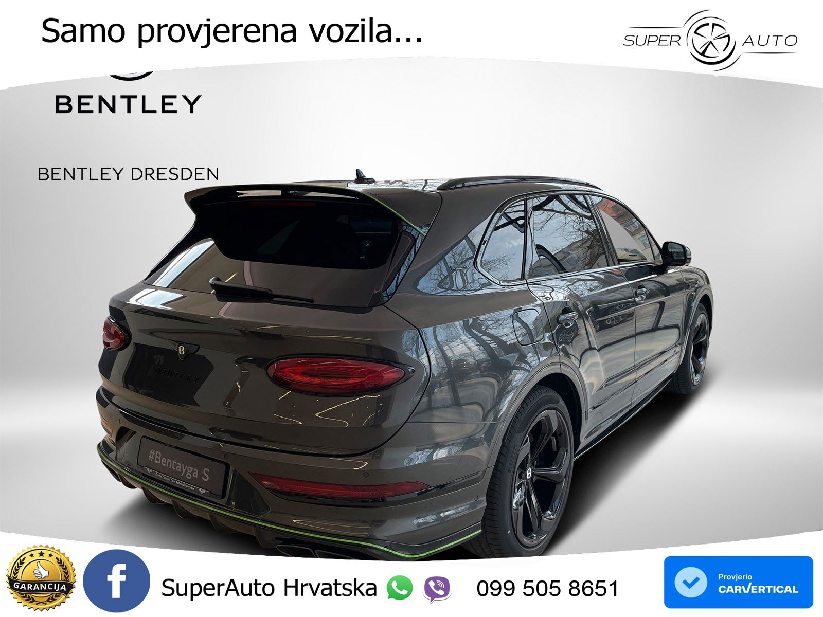 Bentley Bentayga EWB 4.0 V8 (550 KS) 4WD Automatic LED+GR SJED+ACC