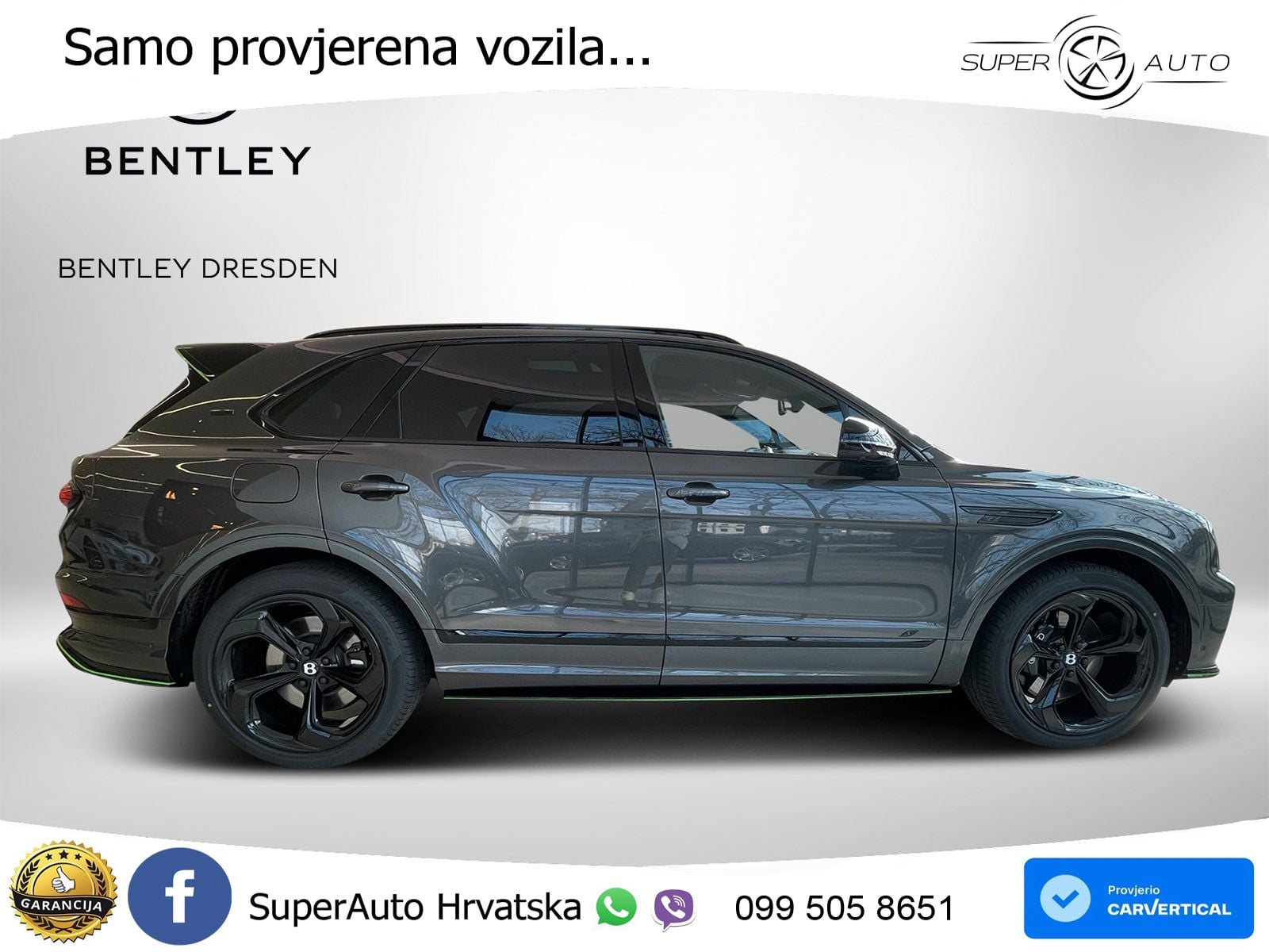 Bentley Bentayga EWB 4.0 V8 (550 KS) 4WD Automatic LED+GR SJED+ACC