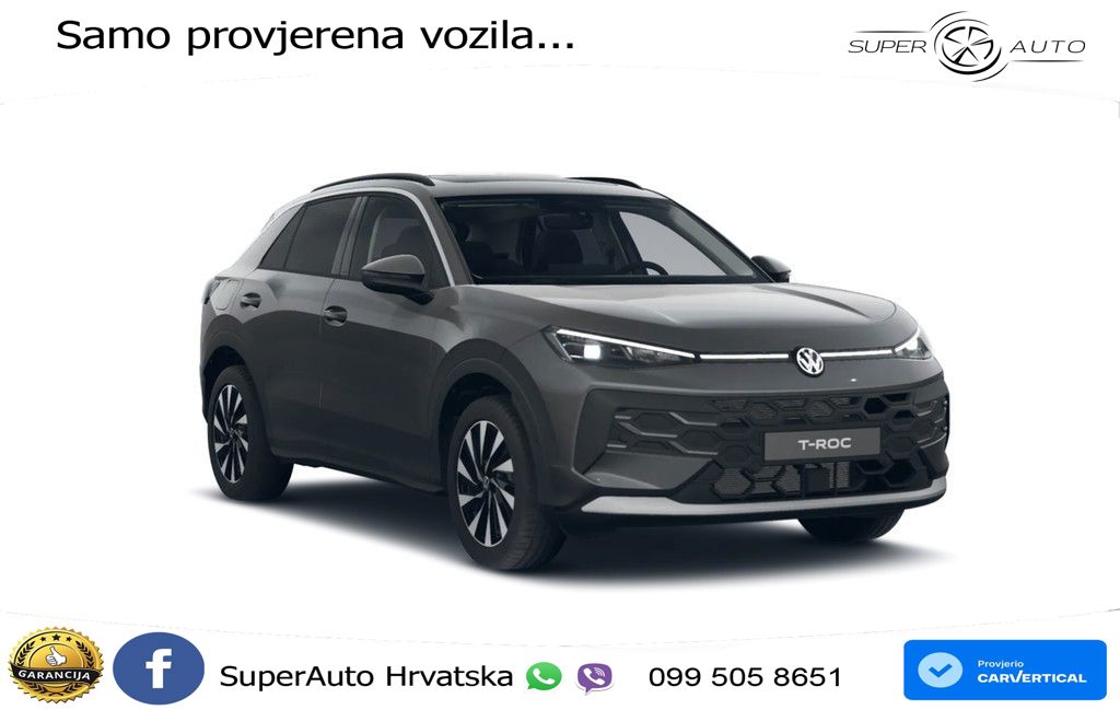 Volkswagen T-Roc 1.5 eTSI (116 KS)  DSG LED+GR SJED+ACC