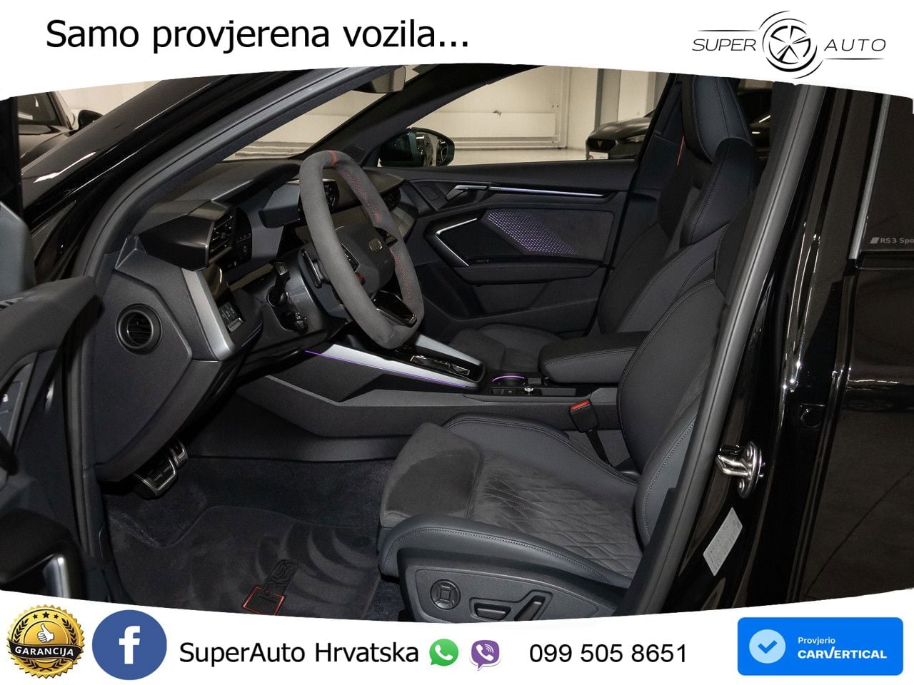 Audi RS3 Sedan 2.5 TFSI (400 KS) quattro S tronic LED+GR SJED+ACC