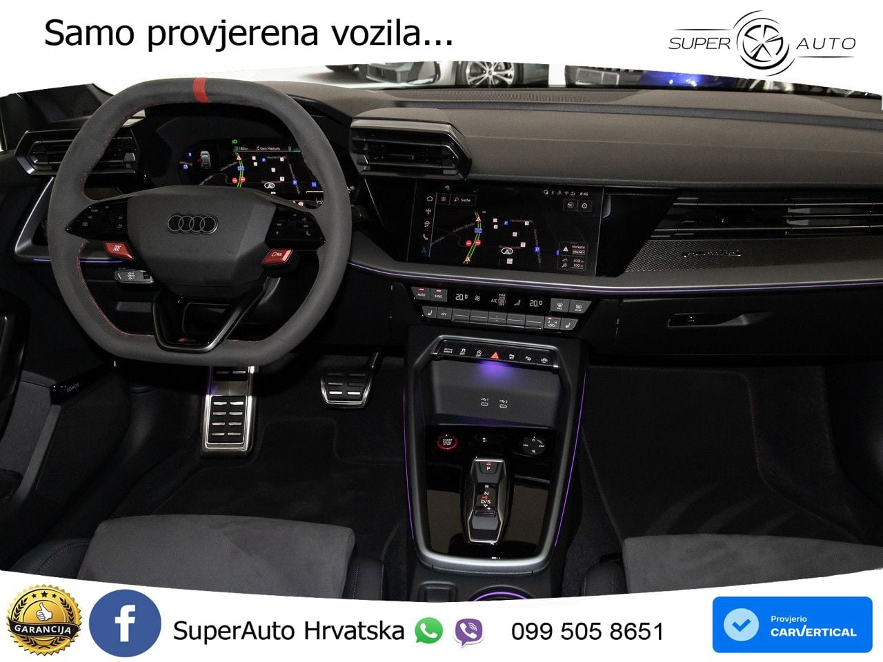 Audi RS3 Sedan 2.5 TFSI (400 KS) quattro S tronic LED+GR SJED+ACC