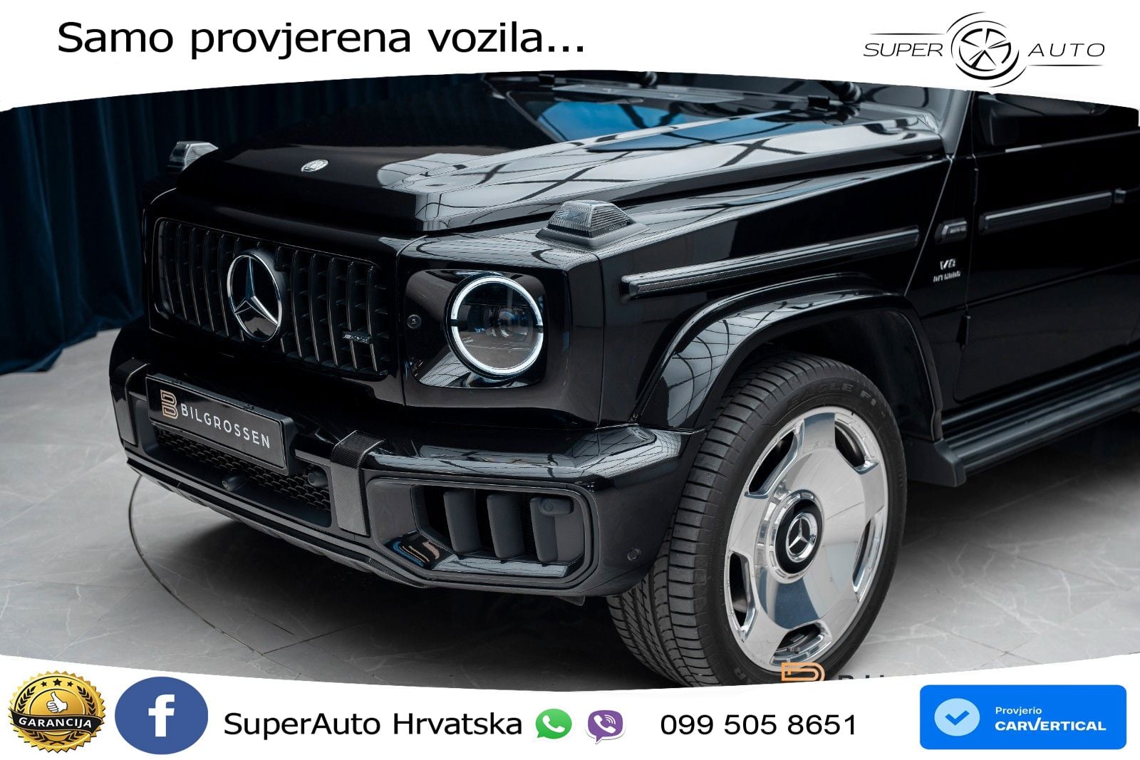 Mercedes AMG G 63 Long V8 (585 KS) 4MATIC 9G-TRONIC AMG SPEEDSHIFT TCT Superior LED+GR SJED+ACC