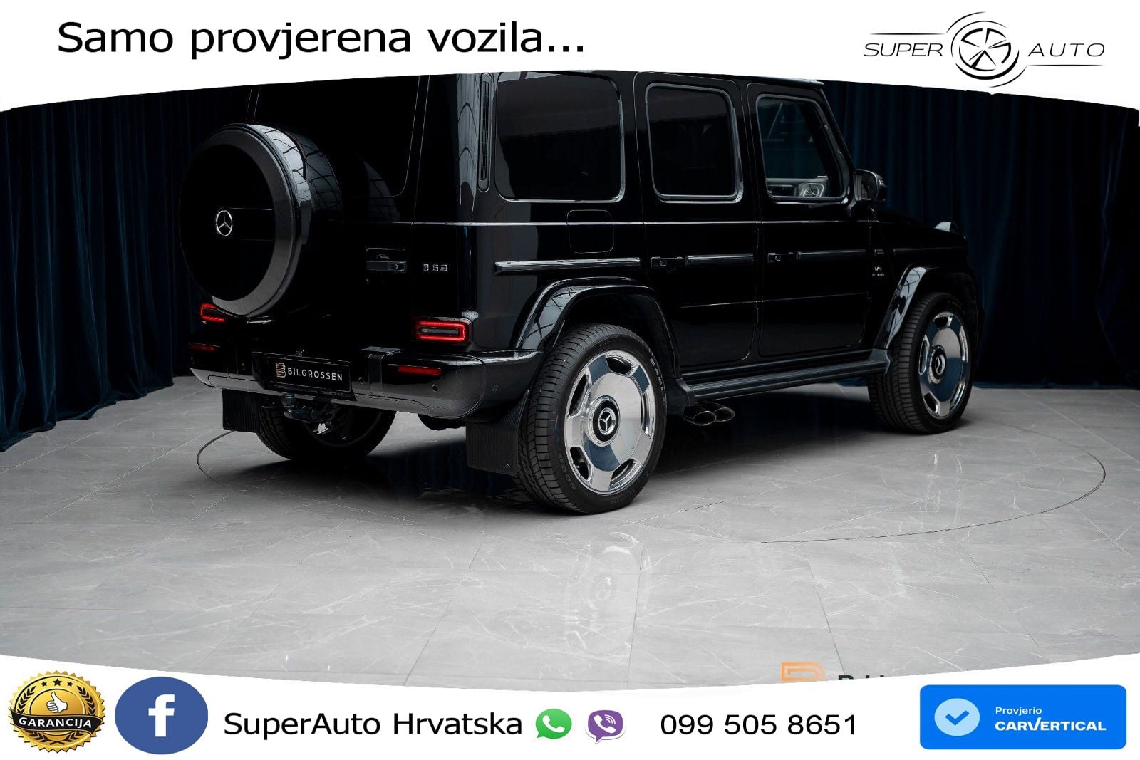 Mercedes AMG G 63 Long V8 (585 KS) 4MATIC 9G-TRONIC AMG SPEEDSHIFT TCT Superior LED+GR SJED+ACC