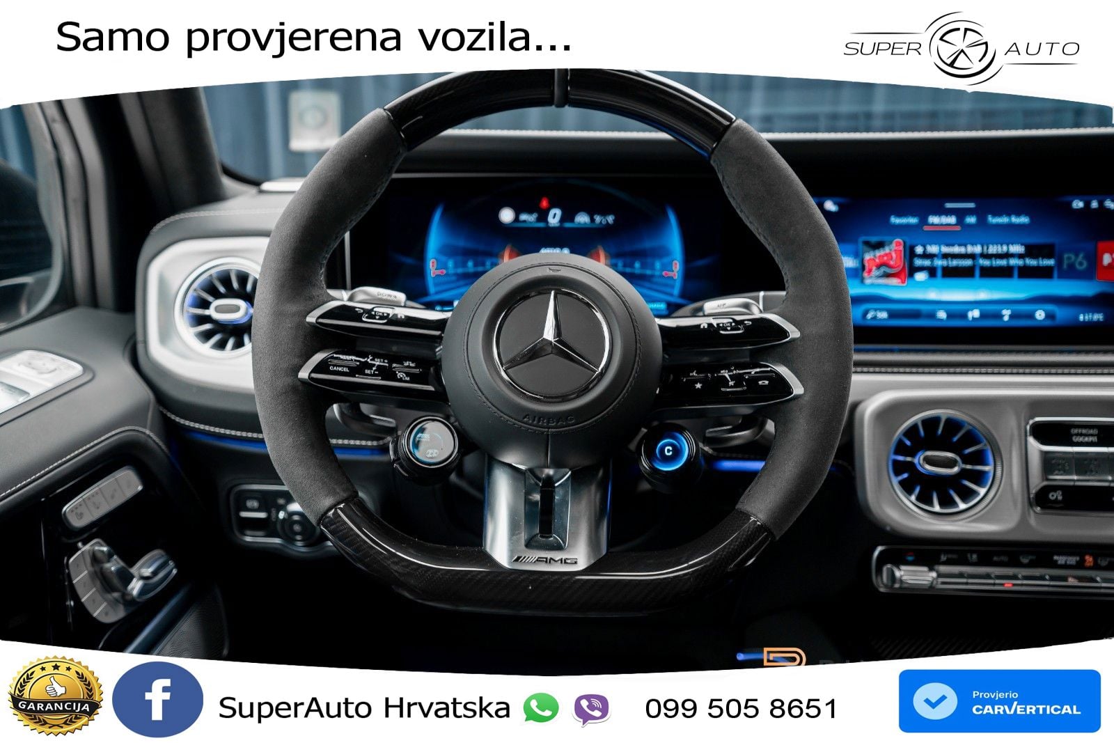 Mercedes AMG G 63 Long V8 (585 KS) 4MATIC 9G-TRONIC AMG SPEEDSHIFT TCT Superior LED+GR SJED+ACC