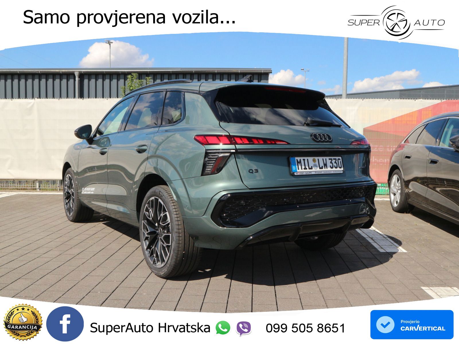 Audi Q3 2.0 TFSI (204 KS) quattro S tronic S line LED+GR SJED+ACC