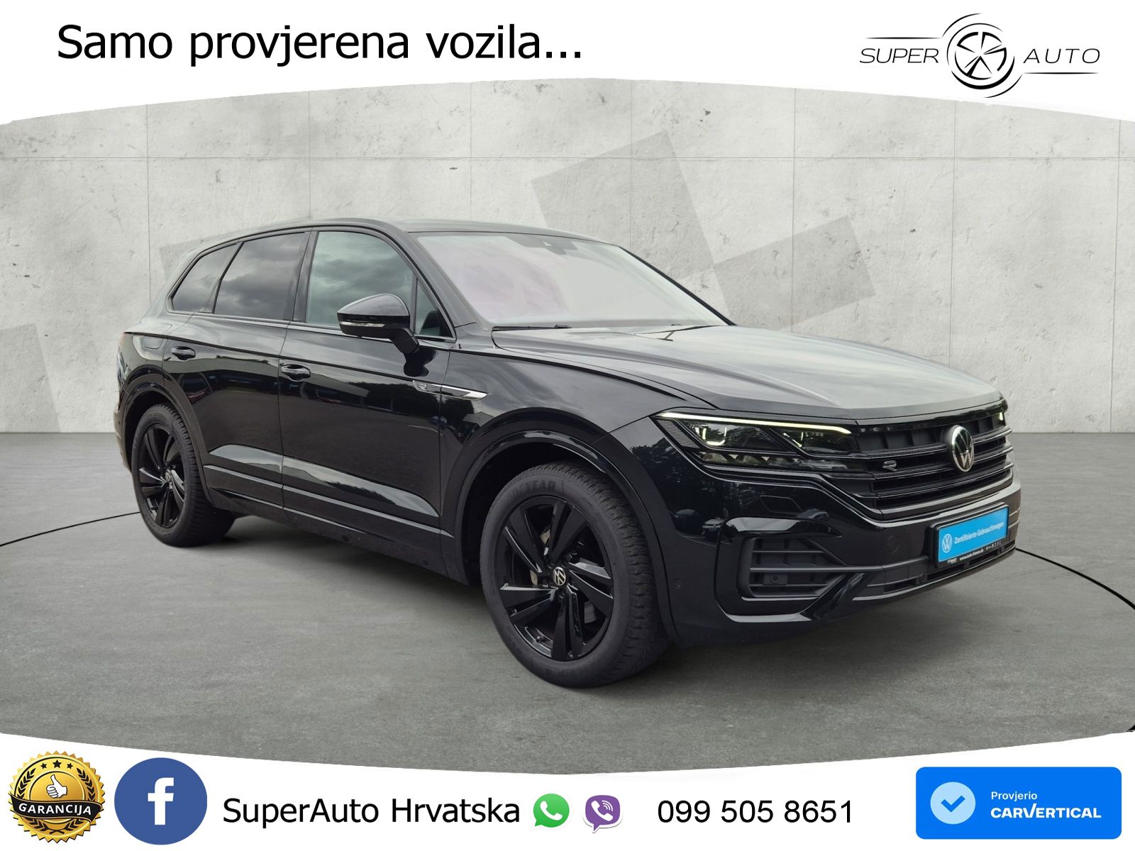 Volkswagen Touareg 3.0 V6 TDI (286 KS) 4MOTION Tiptronic R-Line ZRAČNI+ACC+GR SJED+KAM