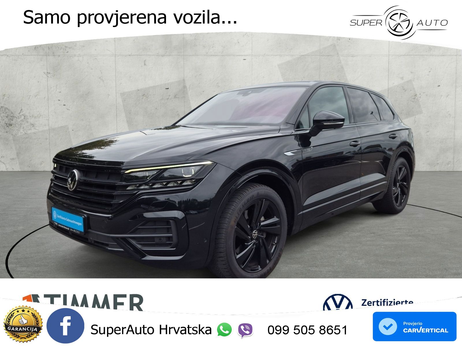 Volkswagen Touareg 3.0 V6 TDI (286 KS) 4MOTION Tiptronic R-Line ZRAČNI+ACC+GR SJED+KAM