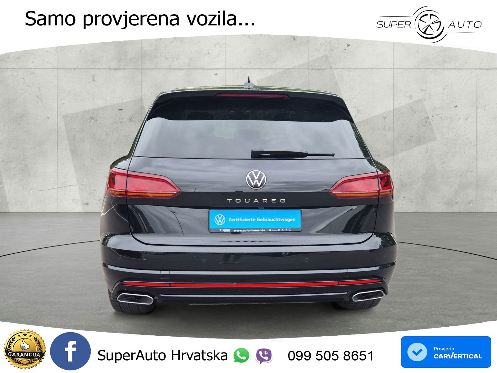 Volkswagen Touareg 3.0 V6 TDI (286 KS) 4MOTION Tiptronic R-Line ZRAČNI+ACC+GR SJED+KAM
