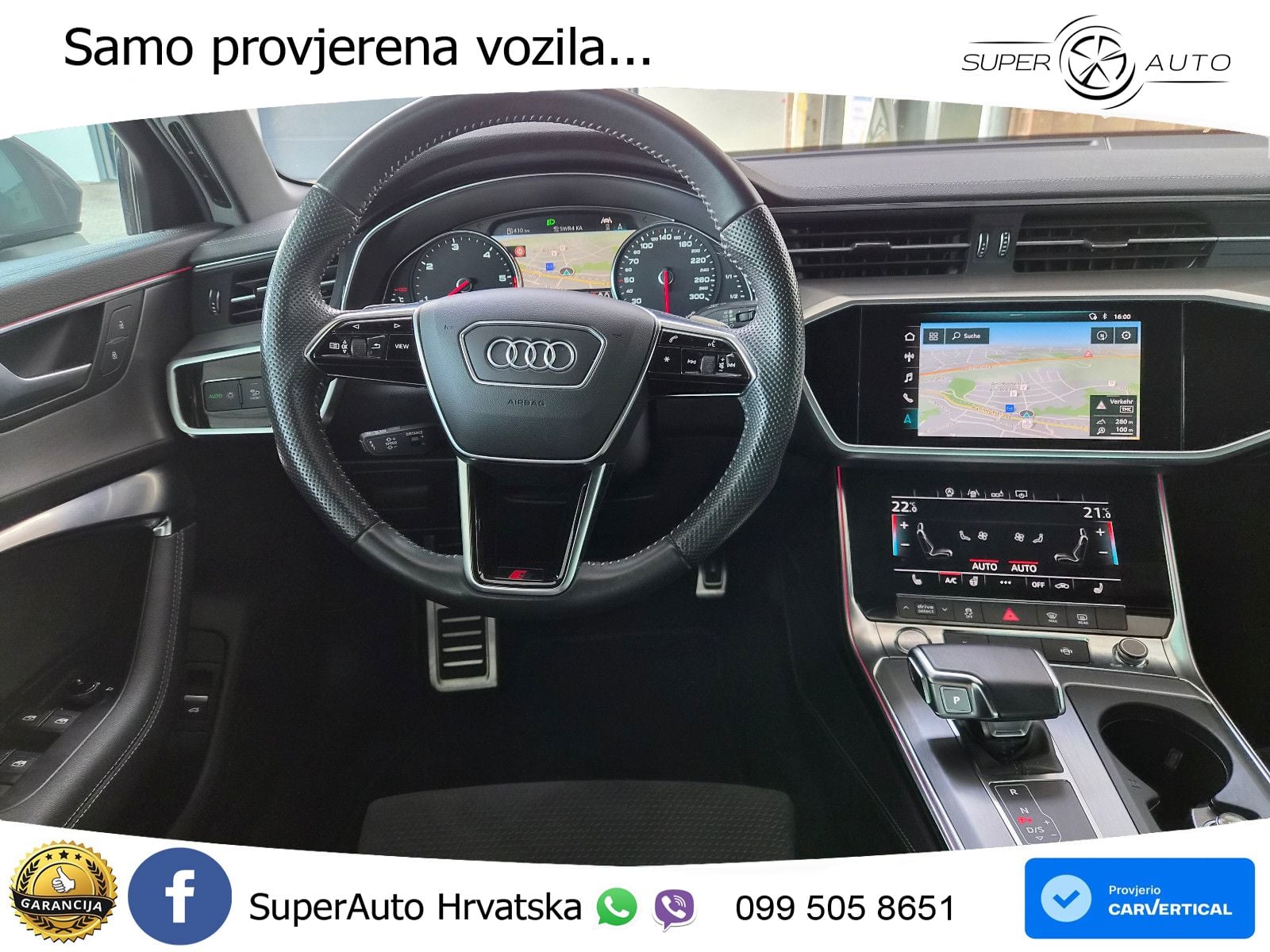 Audi A6 50 TDI V6 (286 KS) quattro tiptronic S line LED+GR SJED+ACC