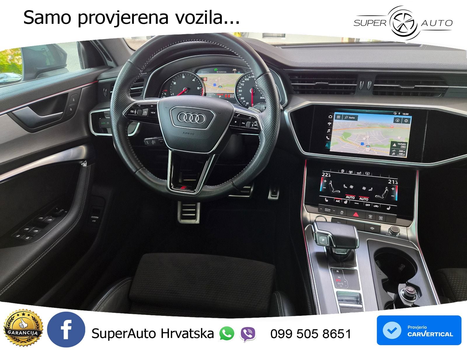 Audi A6 50 TDI V6 (286 KS) quattro tiptronic S line LED+GR SJED+ACC
