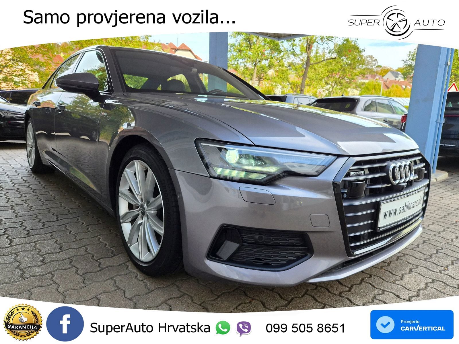 Audi A6 50 TDI V6 (286 KS) quattro tiptronic S line LED+GR SJED+ACC