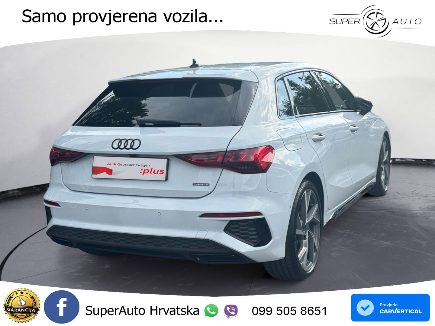 Audi A3 40 TFSI (190 KS) quattro S tronic S line LED+GR SJED+ACC